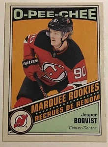 2019-20 JESPER BOQVIST UD SERIES 2 O-PEE-CHEE UPDATE RETRO ROOKIE RC #649 DEVILS - Picture 1 of 2