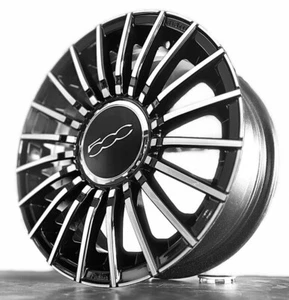 4 Stück Leichtmetallfelgen 16" für FIAT 500, Cabrio, Hybrid, 500e Elektro - KBA - Bild 1 von 6