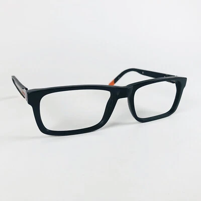 TIMBERLAND eyeglasses SATIN BLACK RECTANGLE glasses frame MOD: RUBBED AWAY - Image 1 of 4