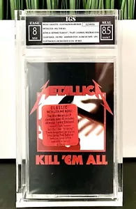 METALLICA - Kill ‘Em All Cassette ©1983 Elektra NOS HYPE IGS 8 NM/8.5 MT ⭐️ - Picture 1 of 3