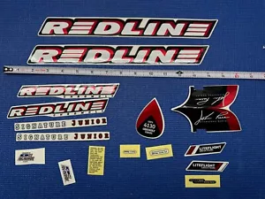 Juego de calcomanías Redline BMX John Monedero Junior - Nuevo Stock antiguo - Raro - Imagen 1 de 6
