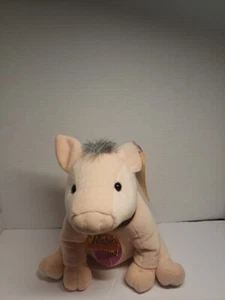 Vintage 1998 BABE & FRIENDS 9 Zoll Plüsch SCHWEIN IN DER STADT rosa Schwein Ferkel - Bild 1 von 8