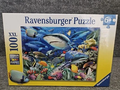 Ravensburger 100 XXL Puzzle SHARK REEF - Image 1 of 4