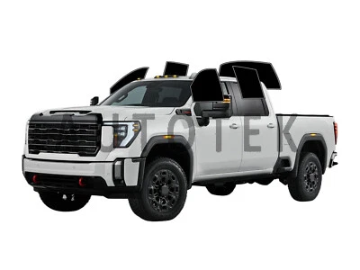Оконная пленка PreCut любого оттенка для GMC Sierra 2500 с двойной кабиной стекло 2020-2025 - Изображение 1 из 4