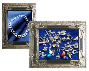 SET ADVENTSKALENDER 24 TEILE GLIEDERARMBAND + 23 MIX ANHÄNGER silber Längenwahl - Bild 1 von 1