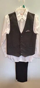 Wonder Nation Dress Pants Ves and Shirt for your special occasions Size 10 $20 - Picture 1 of 7