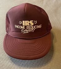 Vintage IRS Income Reducing Service Libertarian Taxes Humor Funny SnapBack Hat