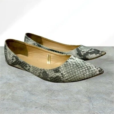 Charlotte Russe | Tela de piel de serpiente | Planos puntiagudos talla 8 Foto 1 de 4