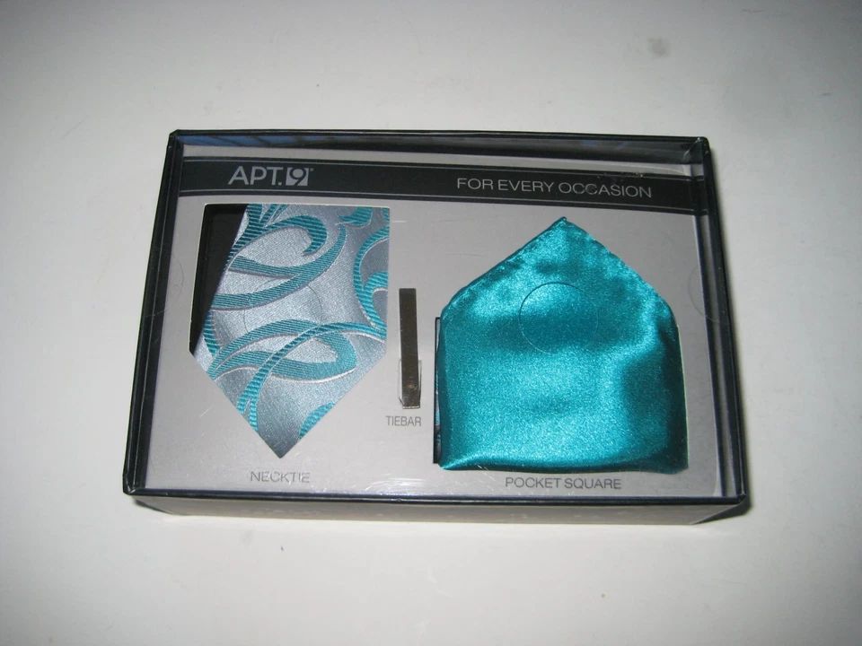 APT.9 ДЛЯ КАЖДОГО СЛУЧАЯ ГАЛСТУК, ГАЛСТУК И КАРМАН КВАДРАТНЫЙ $40 - Изображение 1 из 4