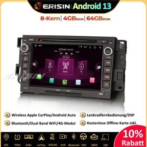 8-Kern 64GB Android 13 Autoradio GPS CarPlay DAB+CD Chevrolet Aveo Captiva Epica - Bild 1 von 21
