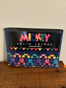 Mickey einfarbiges Kissen Sham & Double Dauphine Volant - Bild 1 von 9