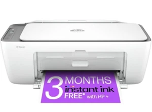 HP DeskJet 2810e All in One Colour Printer Wireless Printer, Scan & Copy - WHITE - Picture 1 of 7