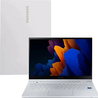 Samsung Galaxy Book Flex2 13 INCH Intel Core i5 5G Silver 256GB + 8GB Laptop NEW - Image 1 of 4