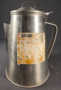New Ozark Trail 8 Cup Coffee Pot Percolator Cowboy Camping Stainless Steel FS - Picture 1 of 11