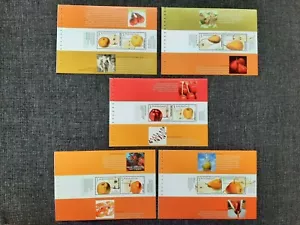 Netherlands 2016 set sheets fruit/apples stamps (Michel satz 3490/99) MN - Picture 1 of 6