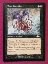 Magic The Gathering URZA'S LEGACY BONE SHREDDER single black card MTG