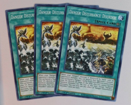 Yu-Gi-Oh! Card: Danger! Disturbance! Disorder! - BODE-EN097 - Common - 1st Edition