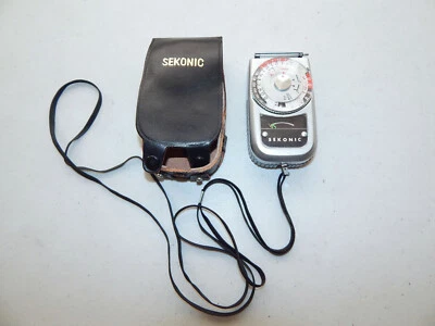 Medidor de luz de colección Sekonic Auto-Leader 3 modelo 162 con estuche *SIN PROBAR*LEER DESCRIPCIÓN* Foto 1 de 4