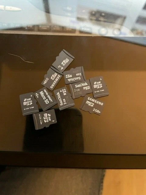 2gb MicroSD cards, Various Brands - Lots of 10 cards - Image 1 of 1