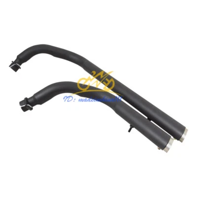 Juego completo silenciador de escape negro para Honda Shadow Phantom 750 VT750 2011-2019 Foto 1 de 4
