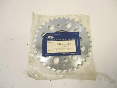 Piñón trasero SCM HONDA CL175 SCRAMBLER 34 DIENTES SCM-RS kc Foto 1 de 4