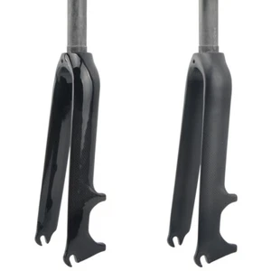 Full Carbon Fiber Rigid Fork for BMX & Folding Bikes 18/20/22" Disc Brake Forks - Picture 1 of 13
