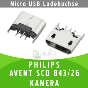 ✅ PHILIPS AVENT SCD 843/26 KAMERA Micro USB Ladebuchse Buchse Port Connector - Bild 1 von 1