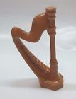 * High Quality Handmade Miniature Ceramic Beautiful Harp Instrumental Music * 