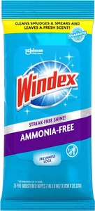 Wipes Glass Cleaning Ammonia Free, Pre-Moistened Wipes for Cleaning All Glass Su - Picture 1 of 6