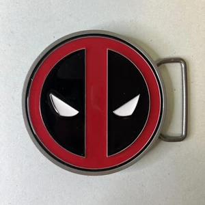 Official Deadpool Enamel Metal Belt Buckle Cosplay - Club Merc Marvel Universe - Picture 1 of 3