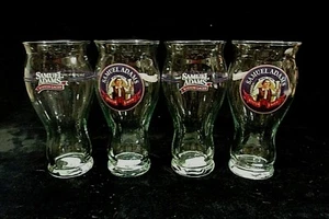 4 PC SET of SAMUEL ADAMS COLLECTOR NONIC GLASSES - 16 oz. - 2 Different Styles - Picture 1 of 11