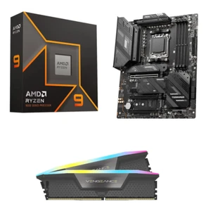 AMD Ryzen 9 9900X-MSI X670E MAG TOMAHAWK WiFi-Corsair Vengeance RGB 32 GB DDR5 - Foto 1 di 4