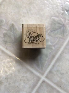 Stampin' Up! Gesù mi vuole un raggio di sole! Timbro gomma 1992 attacco legno - Foto 1 di 3
