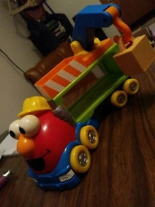 Elmo Talking Semi Truck Construction Crane Does Not Talk - Picture 1 of 9