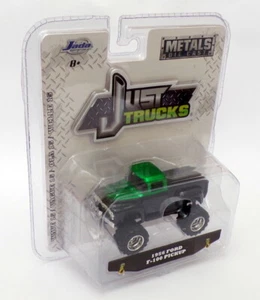 Jada Just Trucks 1/64 Scale 14020 - 1956 Ford F-100 Pickup - Black/Green - Imagen 1 de 2