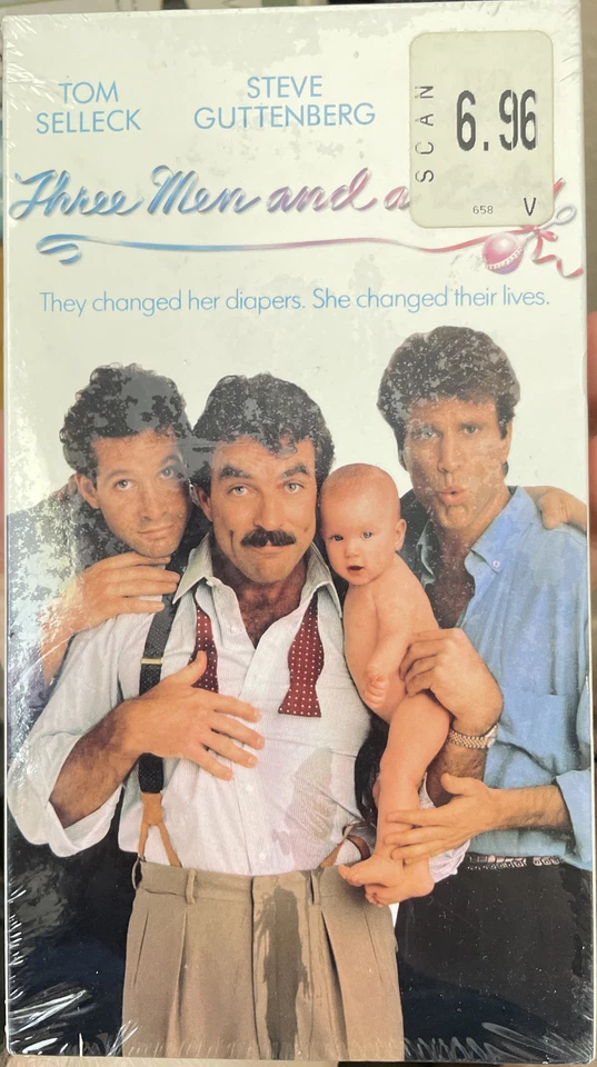 Three Men and a Baby (VHS, 1987) Tom Selleck Ted Danson NEW Factory Sealed Foto 1 de 1