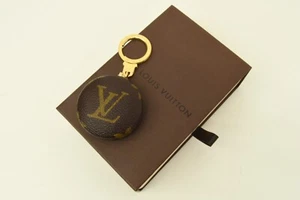 Authentic Louis Vuitton Brown Monogram LV Push Flashlight Keychain Accessory - Picture 1 of 10