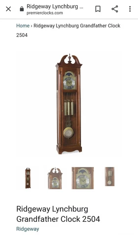 Ridgeway Grandfather Clock Cover