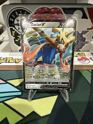 Zacian V SWSH018 SWSH: Sword & Shield Promo Cards Holo - Image 1 of 2
