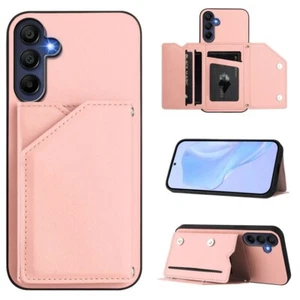 For Samsung Galaxy A16 Skin Feel Four Card Slots Phone Case with Wrist Strap - Photo 1 sur 1
