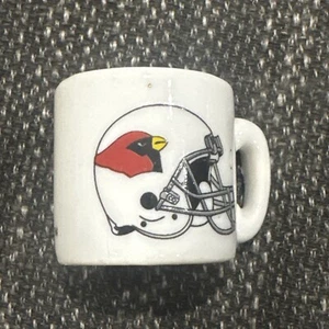 Vintage Collectible NFL Mini Mug Cup 1.25" Arizona Cardinals AZ Cards 1990’s Logo - Bild 1 von 2