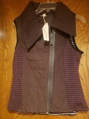 Nuevo con etiquetas Chaleco Mystree Runner Bolsillos con Cremallera Completa Mujer Marrón Pequeño Foto 1 de 4