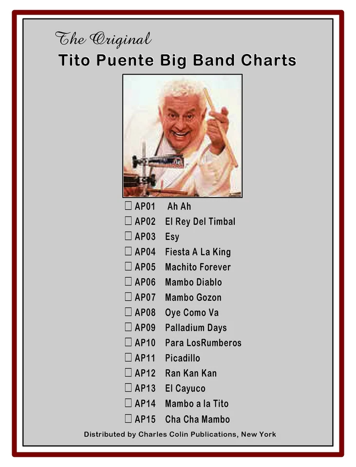 Tito Puente - OYE COMO VA - 16 pce Big Band Chart - Image 1 of 1