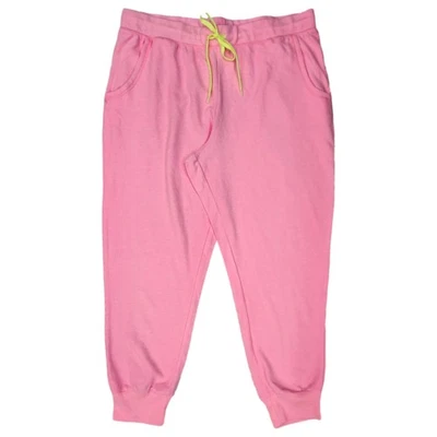 Pantalones de pijama acanalados rosa brillante para mujer XL 16-18 Foto 1 de 2