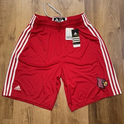 NEW Louisville Cardinals Shorts Adidas Basketball Team Player Sample Mens Large - Image 1 of 4