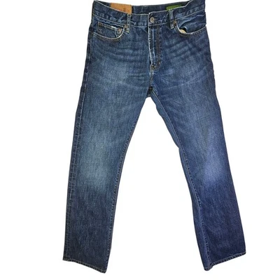 Gap 1969 GAP Jeans Mens 33x34 Blue Standard Fit Straight Leg Cotton Denim Casual - Image 1 of 4