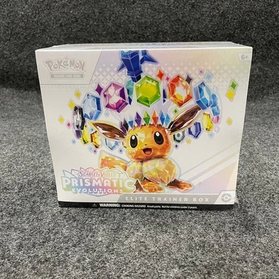 POKEMON Scarlet & Violet Prismatic Evolutions Elite Trainer Box, Worn Box - Image 1 of 4
