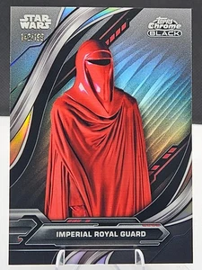 2024 Chrome Black Star Wars Rainbow Refractor /199 Imperial Royal Guard #83 - Picture 1 of 2