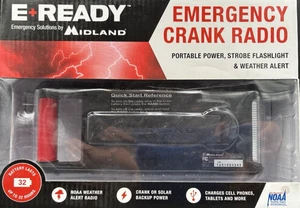 Midland ER310 Emergency Hand Crank Radio Flashlight USB Charging Weather Alert - Picture 1 of 11