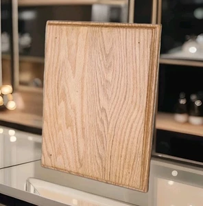 Hölzerne Eiche hängende Plakette 13×11" Rechteck schwer breite Kante Standardgrößen - Bild 1 von 4